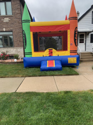 #101 Crayon Bounce House 13x13